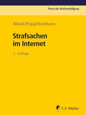 cover image of Strafsachen im Internet